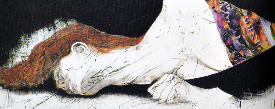 舟山一男「帽子」 油彩 独特の世界観を放つ画家 福岡市美術館収蔵作家