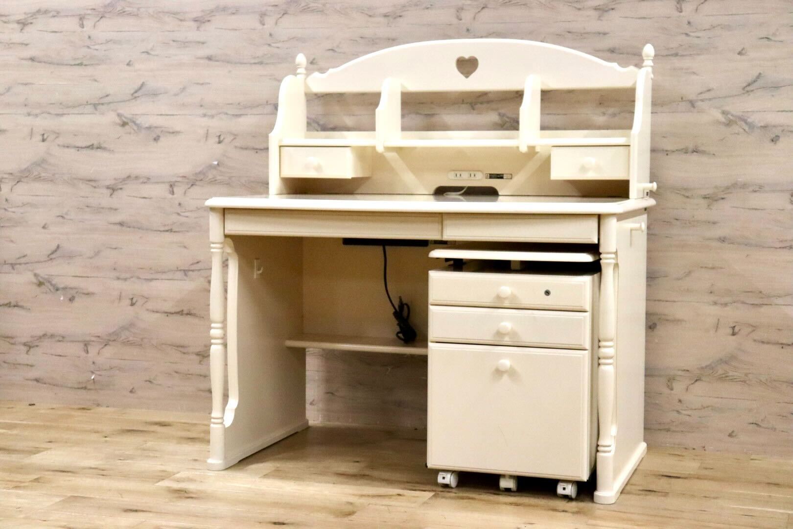 GMHK63○karimoku / カリモク SC3680 学習机 勉強机 ワゴン ブック