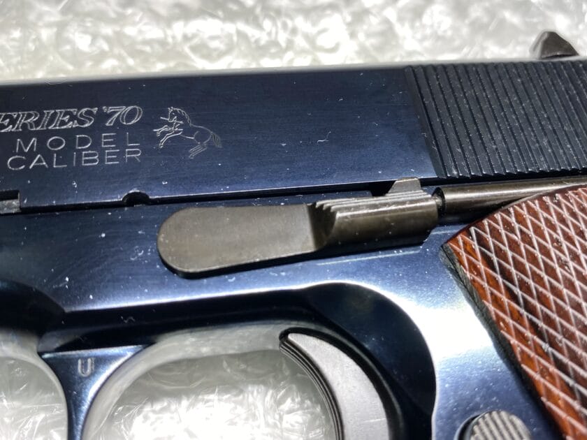 ウエスタンアームズの本気！コルトガバメント MkⅣ シリーズ70 ブルー