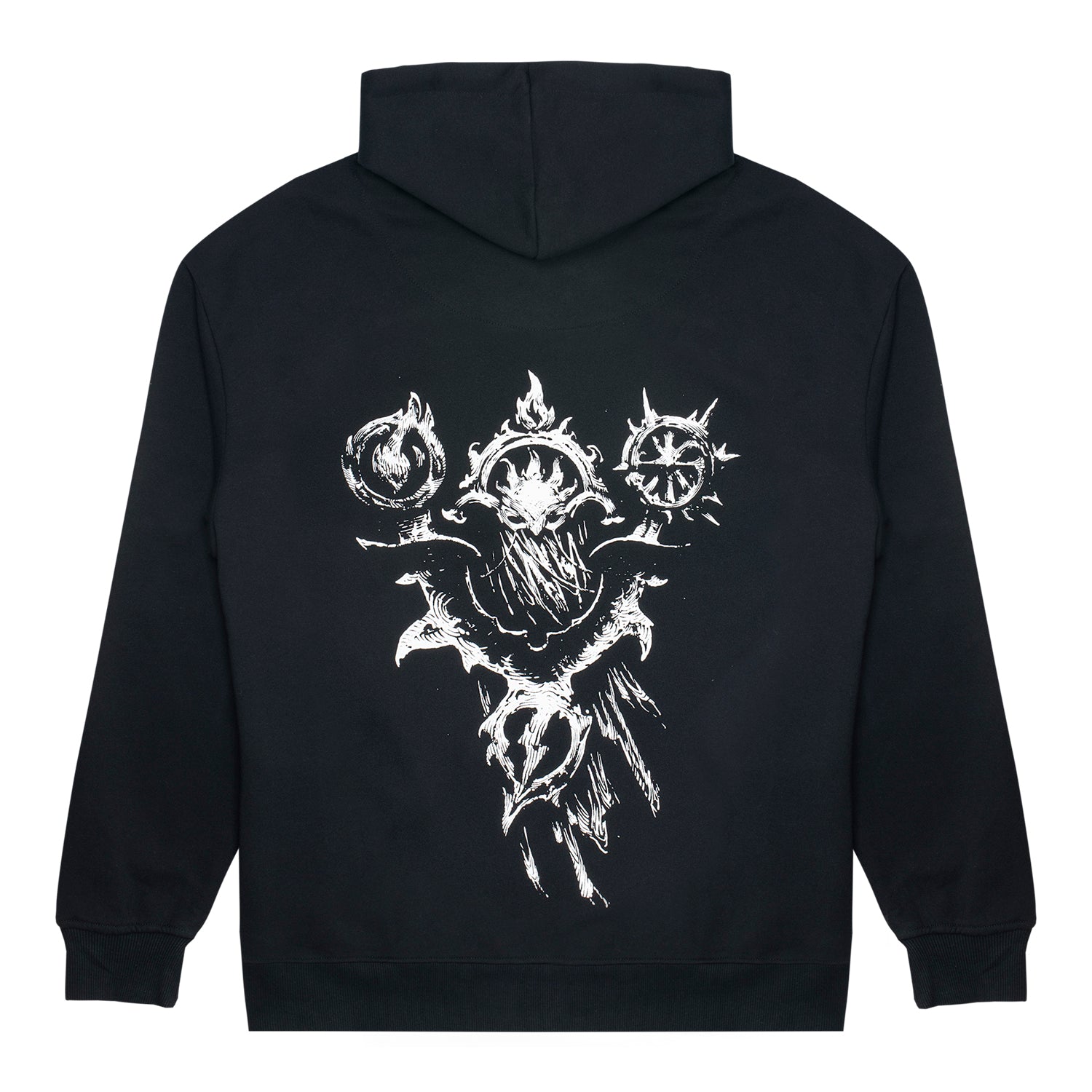 Diablo IV Sorcerer Sigil Black Zip-Up Hoodie – Blizzard Gear Store
