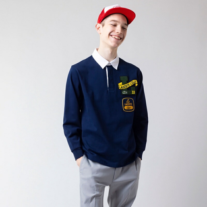 ラコステ LiVE ラガーシャツ S ラコステ LiVE ラガーシャツ S ラコステ