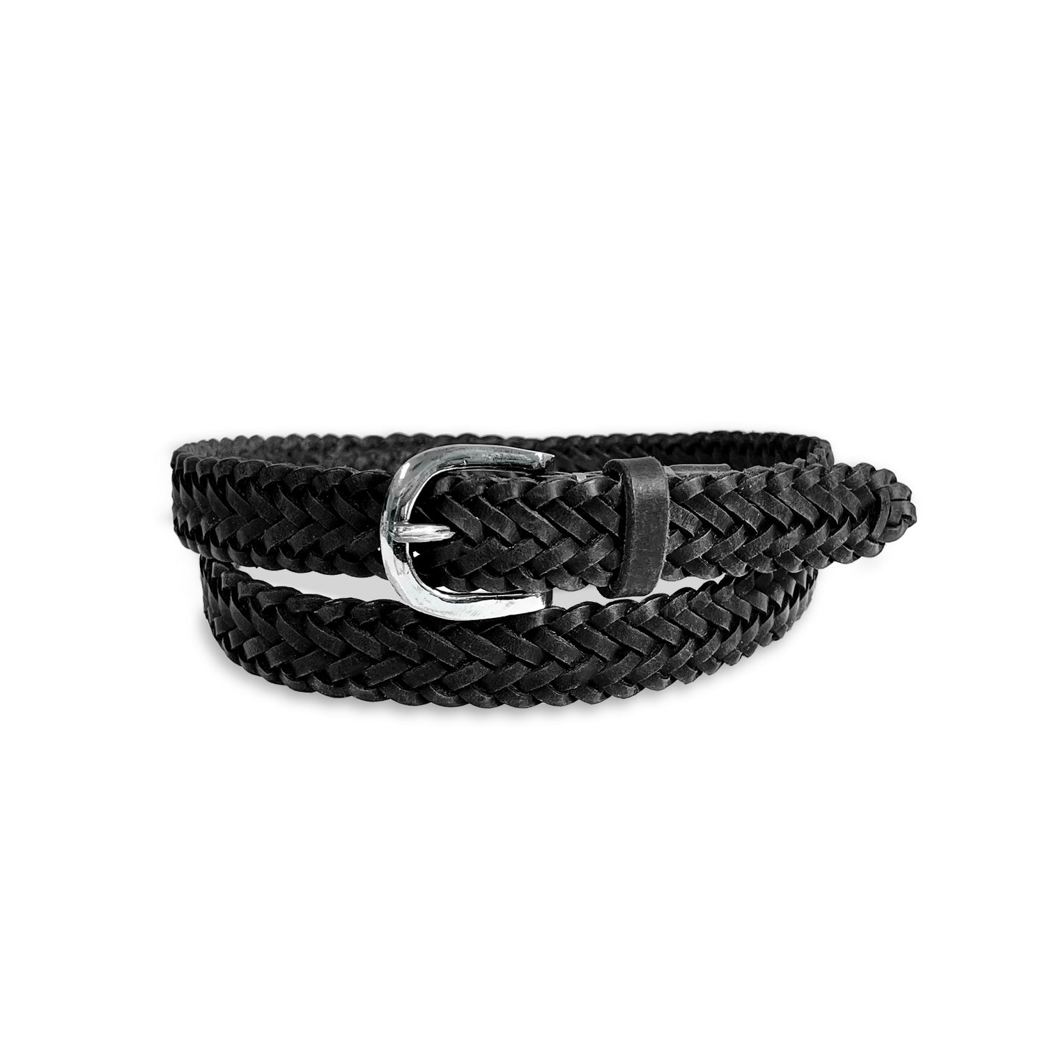 池之端銀革店【バッファローレザー】メッシュベルト【IK-221B】