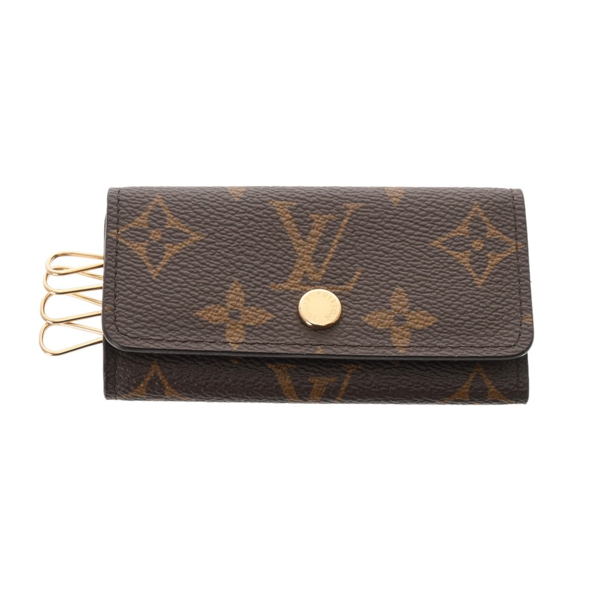 ルイヴィトン 4連キーケース ミュルティクレ4 14145 ブラウン ユニ