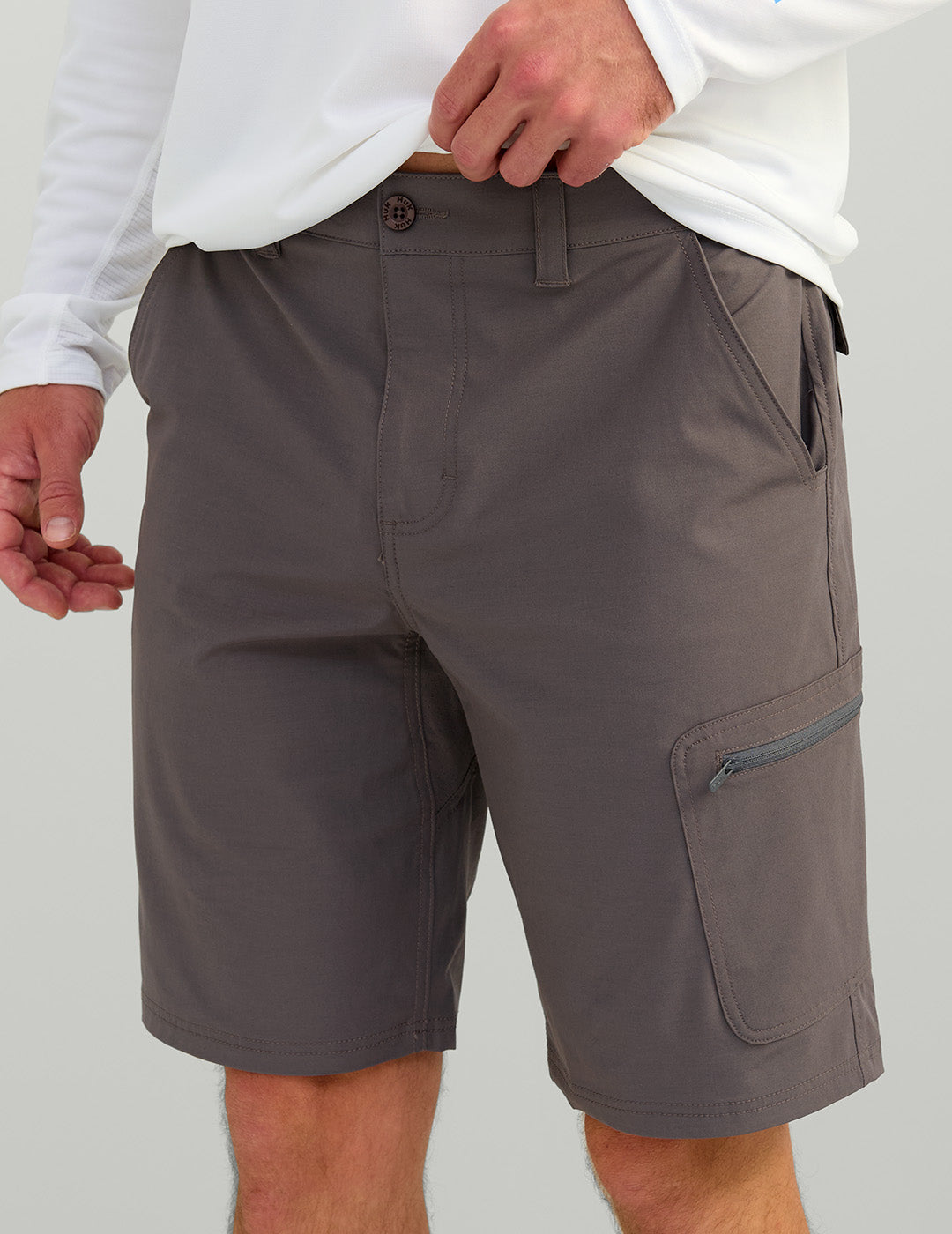 Men's Next Level 10.5-inch Inseam Short - Iron | Huk