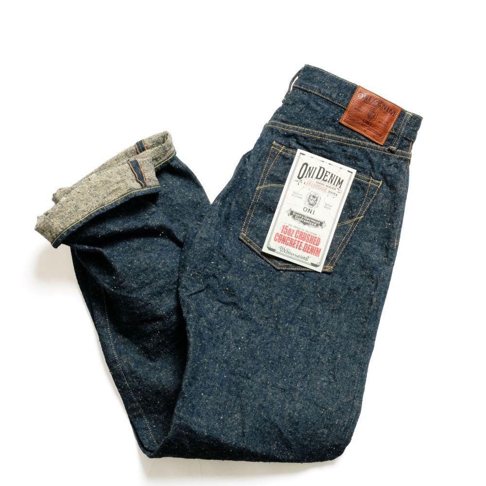 ONI DENIM - Regular Straight - 15oz Crushed Concrete Denim - 歌舞