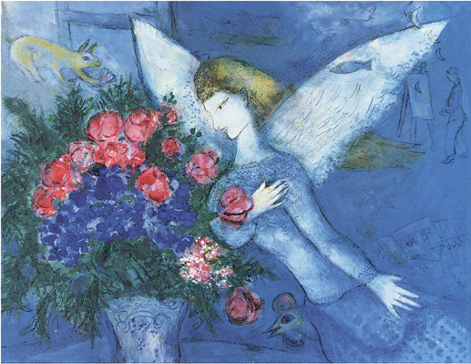 ブルー・エンジェル」 マルク・シャガール