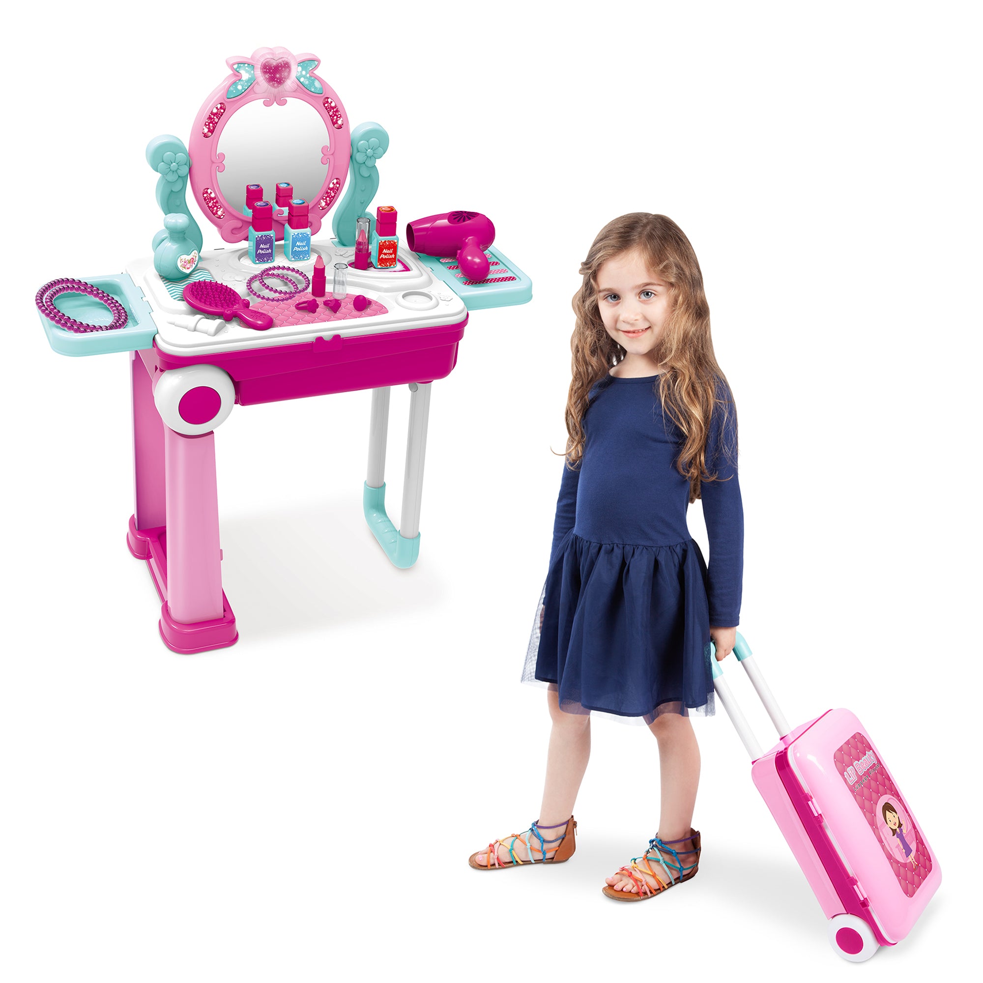 Lil' Beauty Luggage Playset (24 Piece) | HobbyTron™ – HOBBYTRON