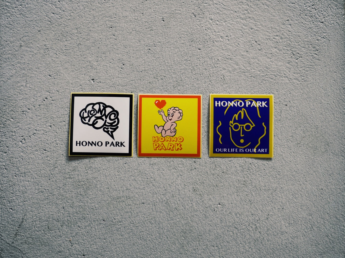 HONNO PARK オリジナルステッカーセット