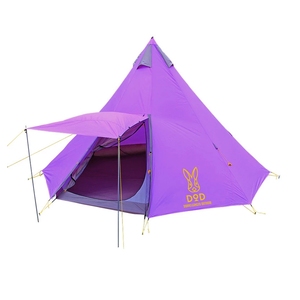キャンプ＆フィッシングの付録:カラフルワンポールテント！ドッペル