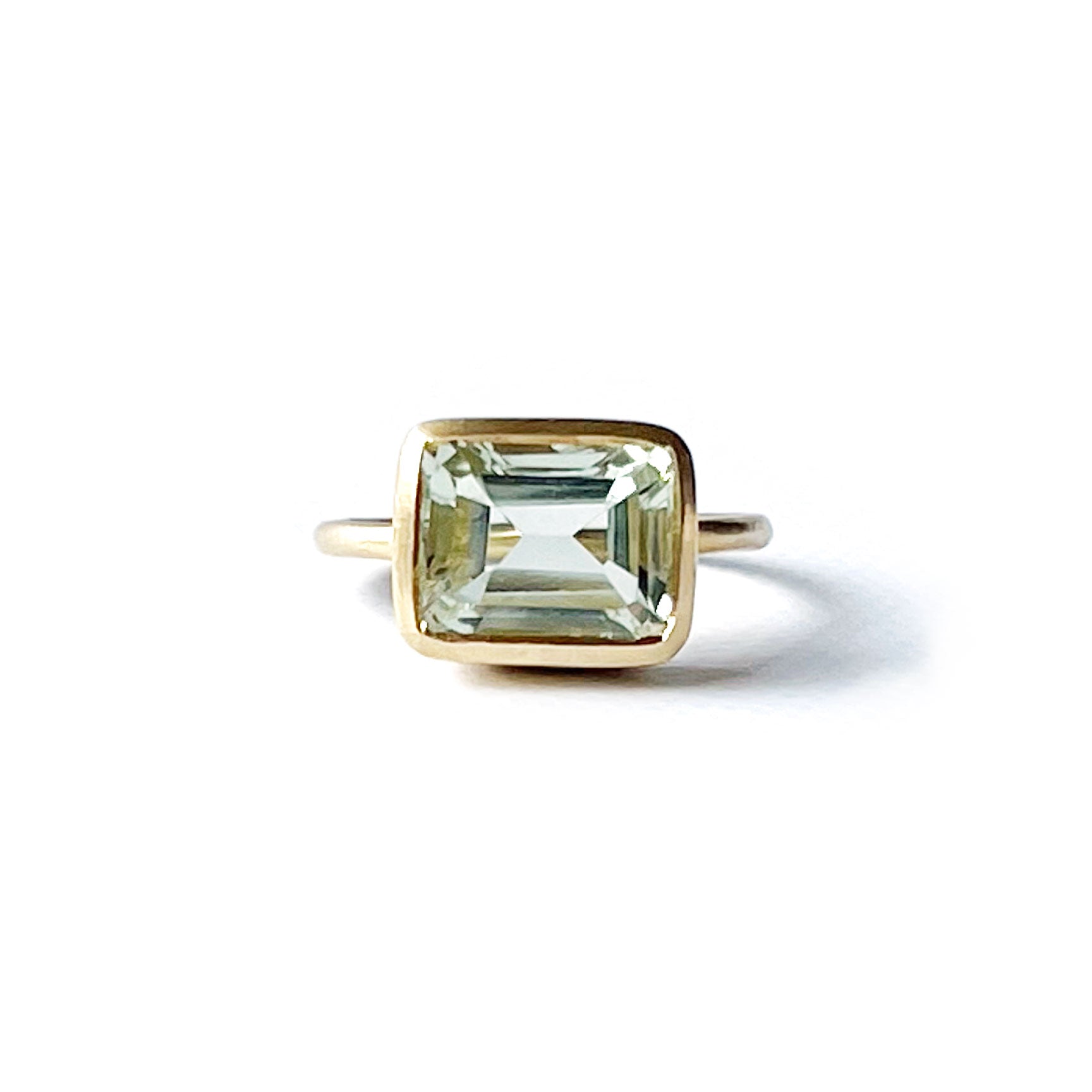 グリーンアメジスト ゴールドリング – ISIKI