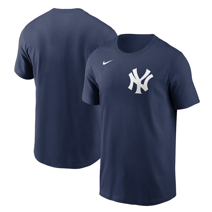 ナイキ ニューヨーク・ヤンキース 半袖 Tシャツ ワードマーク コットン