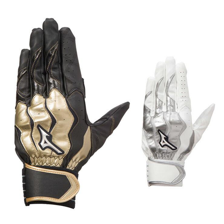 刺繍1円】ミズノ 打ち込み用 バッティンググローブ ノック用 両手用