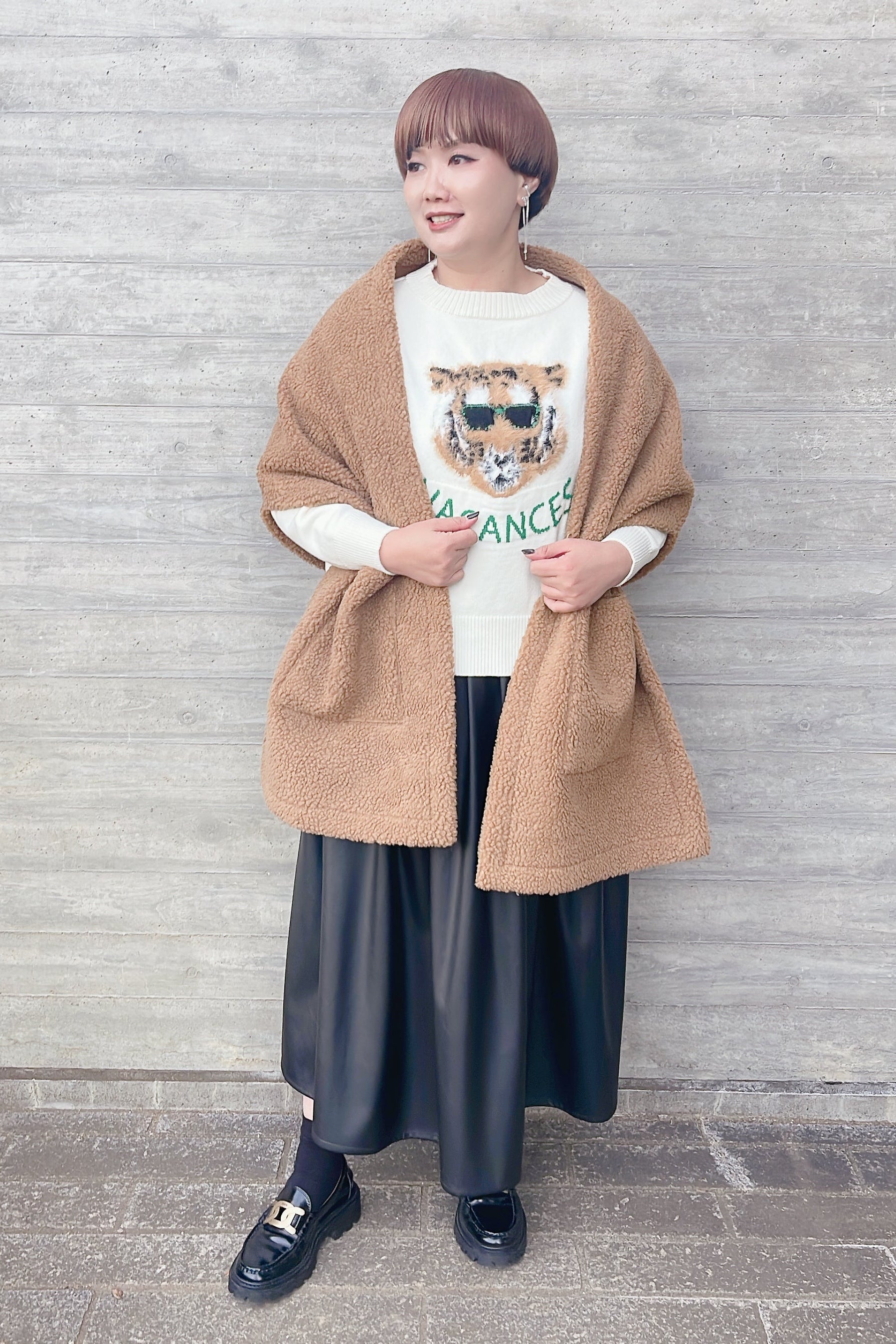 Dignite Collier】ムートン風スヌード/80256811