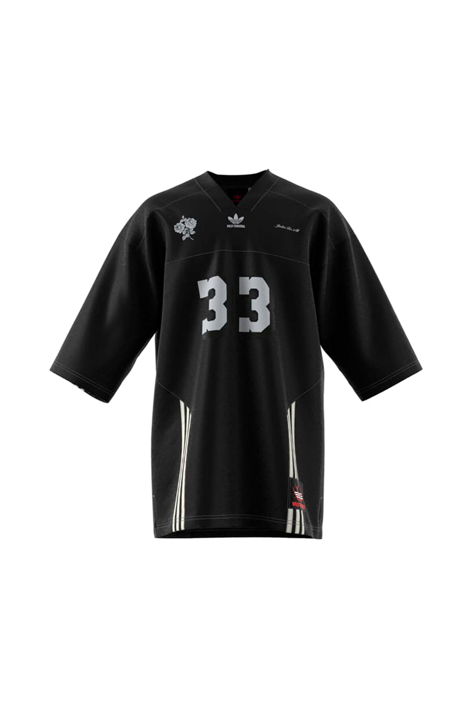 adidas x Willy Chavarria Football Jersey 'Black'