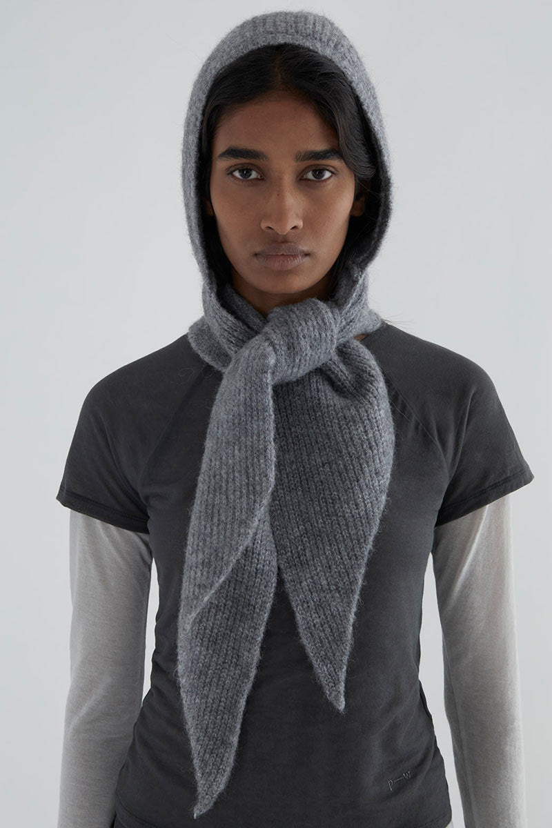 PALOMA WOOL | COUCOU BALACLAVA / GREY ウール アルパカニット