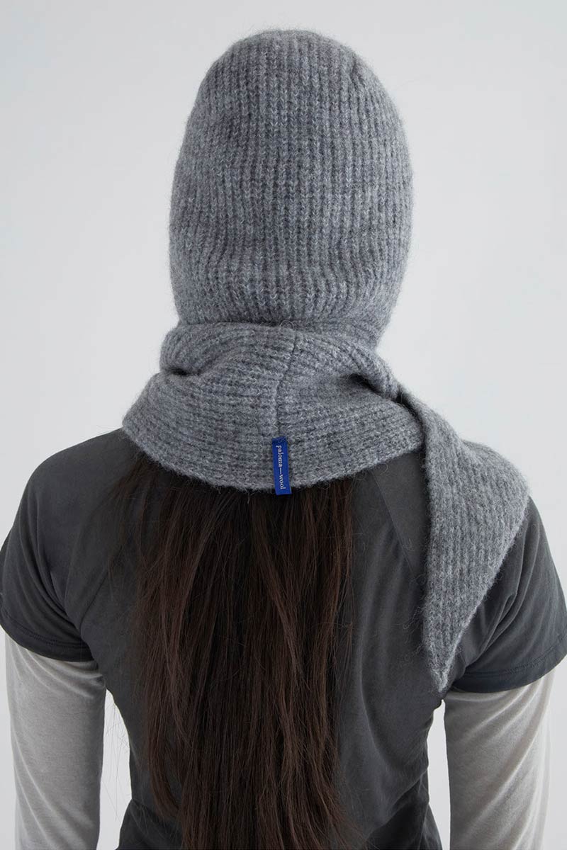 PALOMA WOOL | COUCOU BALACLAVA / GREY ウール アルパカニット