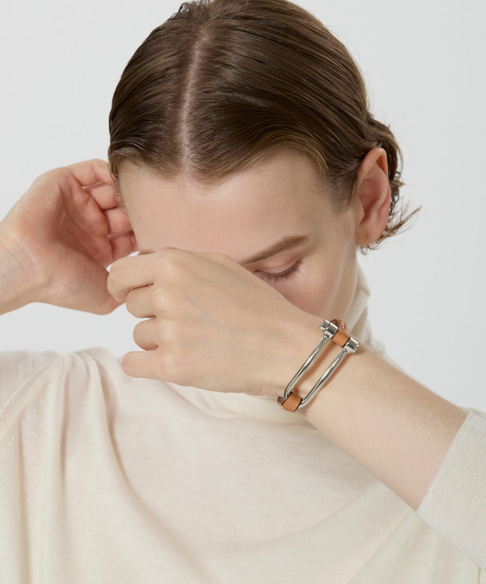 CXC | Buckle x Leather ブレスレット - アマンオンラインストア