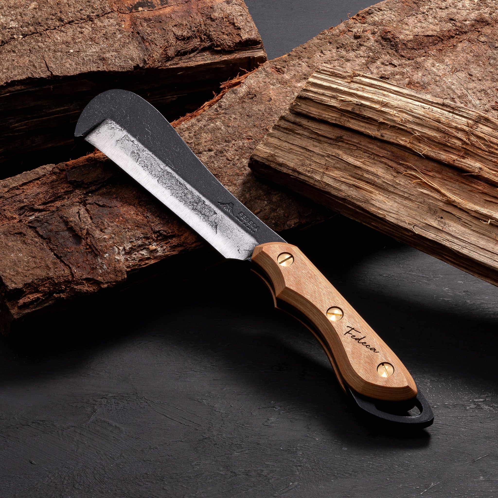 強化木】鍛造バトニング鉈 プレーンホワイト 15,400円