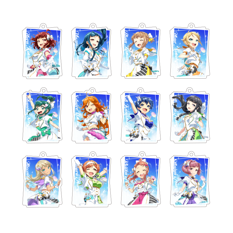 tokyo 7th sisters カードイラストアクリルキーホルダー ナナシス