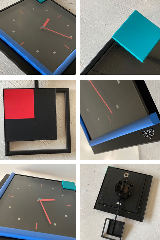 80's SEIKO セイコー ポストモダン デザイン ヴィンテージクロック