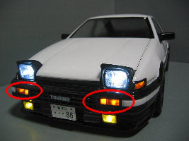 TRUENO AE86 Front Signals and Taillight Light Buckets TAIL