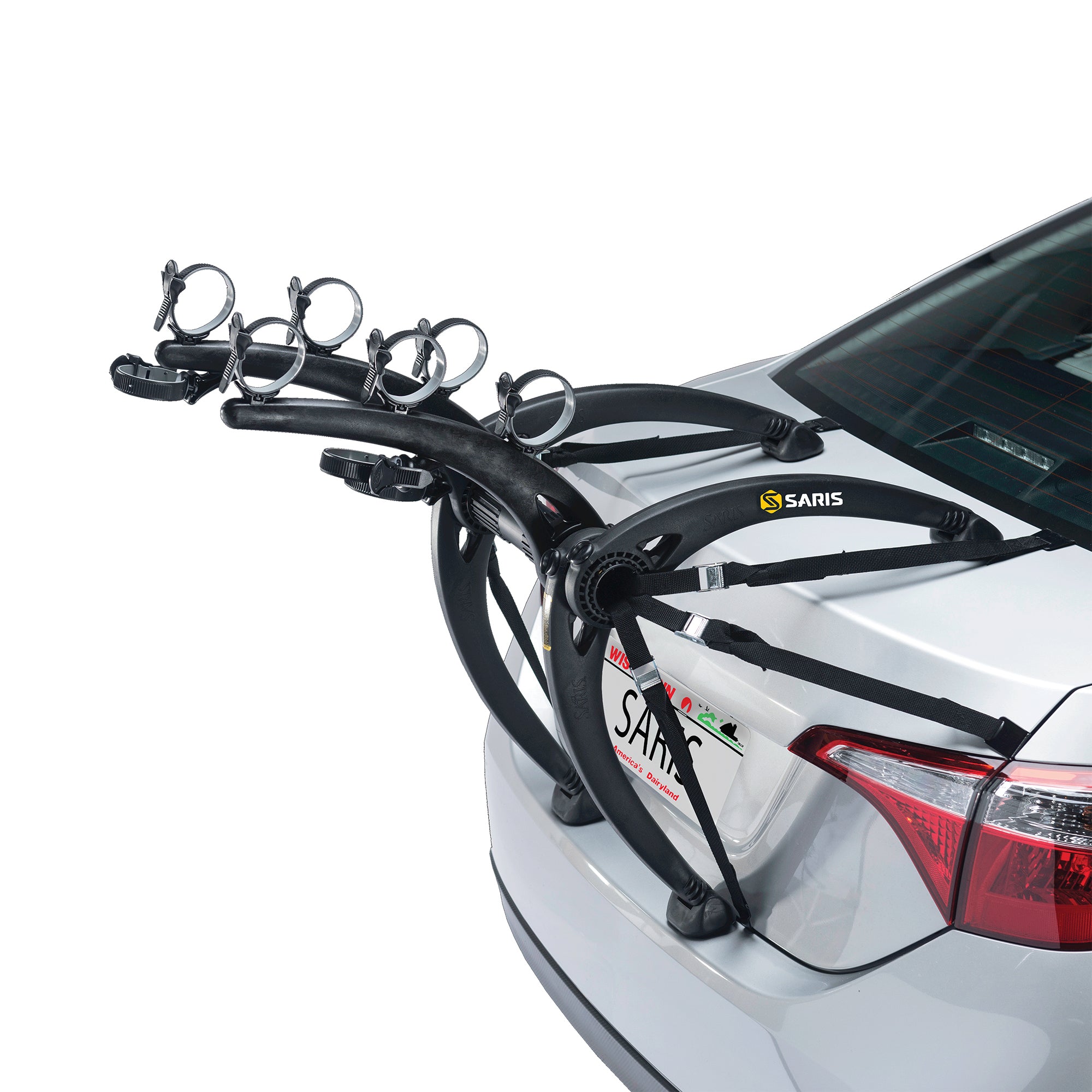 Saris Bones 3-Bike Rack | Easy & Secure Transport for 3 Bikes
