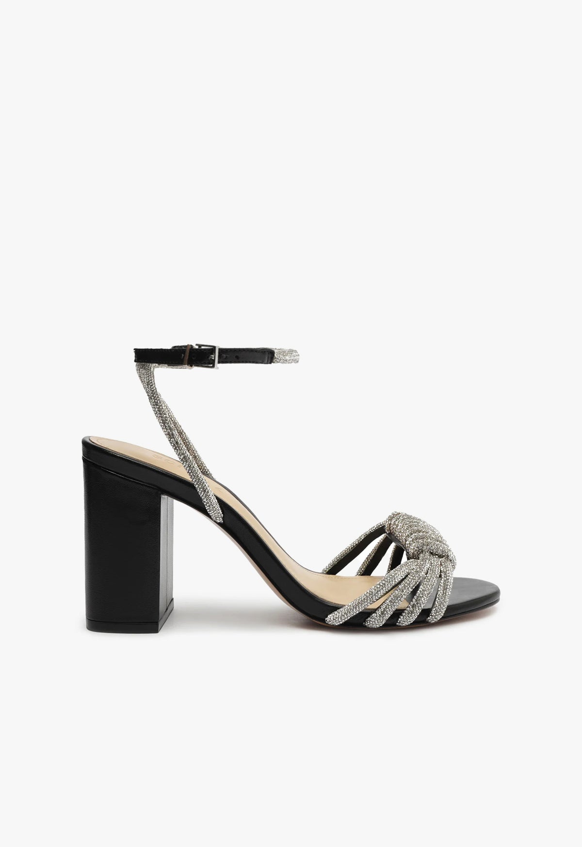 Jewell Block Leather Sandal – SCHUTZ