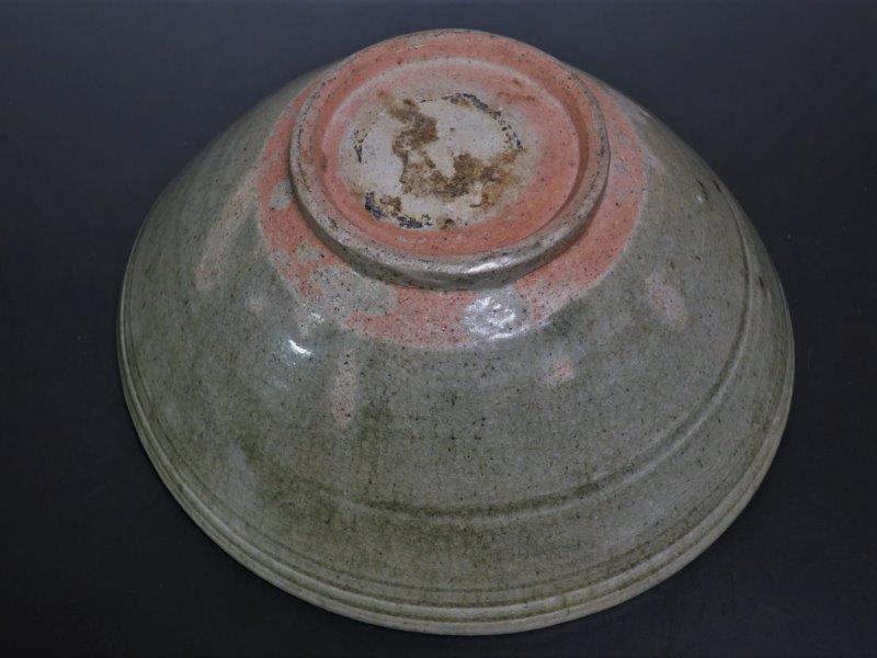 仙遊洞 スンコロク 青磁 陰刻幾何学紋鉢