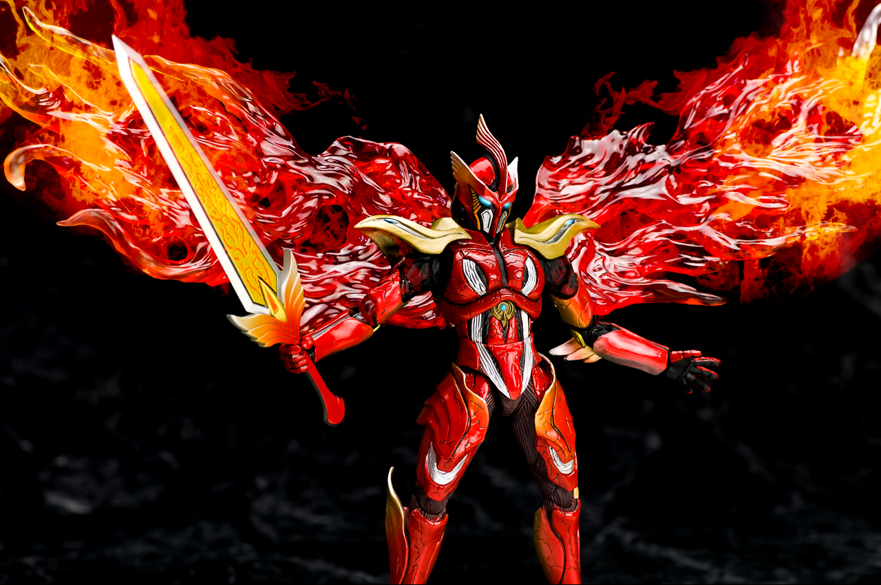 3品:仮面ライダーウィザード フレイムドラゴン ファントムフェニックス