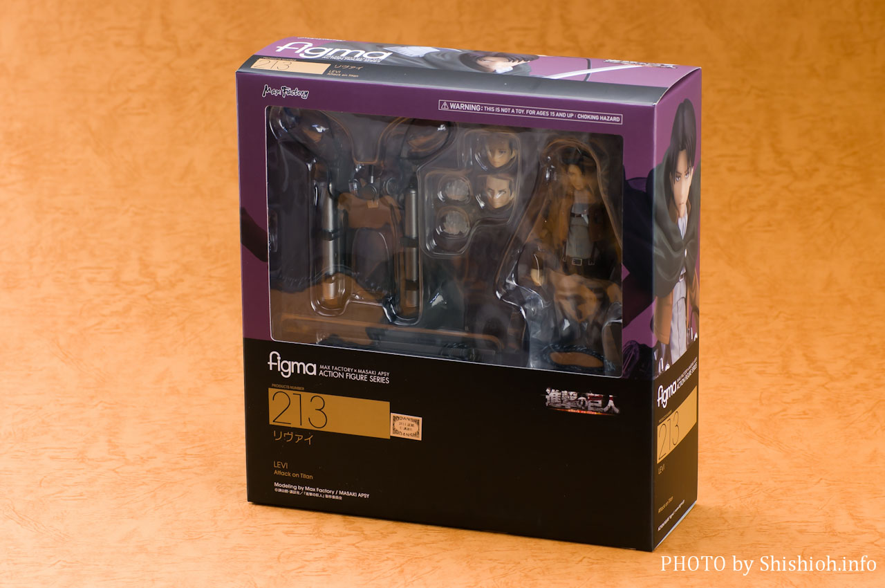 レビュー】 マックスファクトリー figma 213 リヴァイ [進撃の巨人]