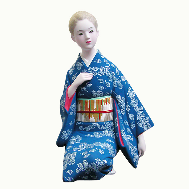 美人物 :: 藍染の女