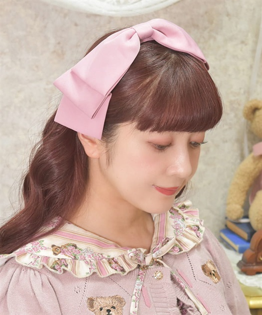 斜めリボンカチューシャ | axes femme online shop