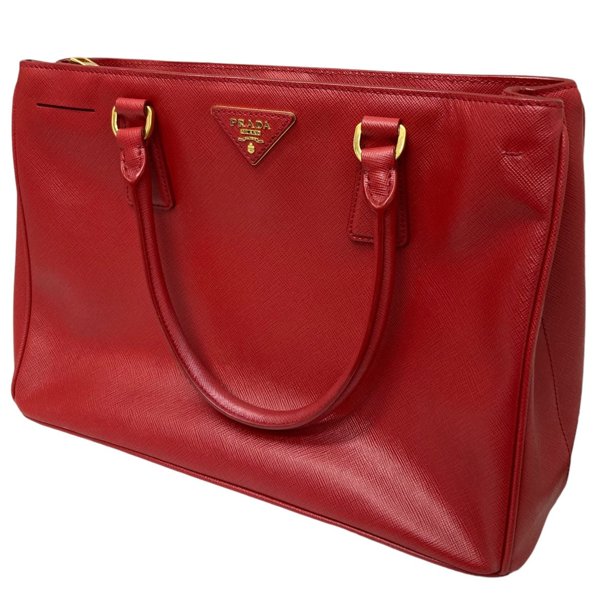 PRADA(プラダ) ガレリア2WAYトートバッグ レッド｜【公式】カインド