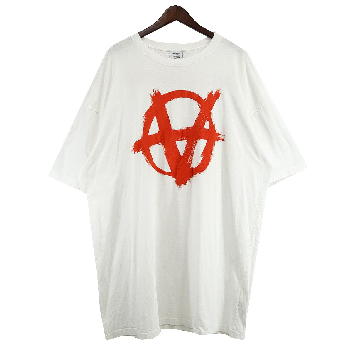 VETEMENTS(ヴェトモン) 21SS ANARCHY GOTHIC LOGO T-SHIRTロゴ