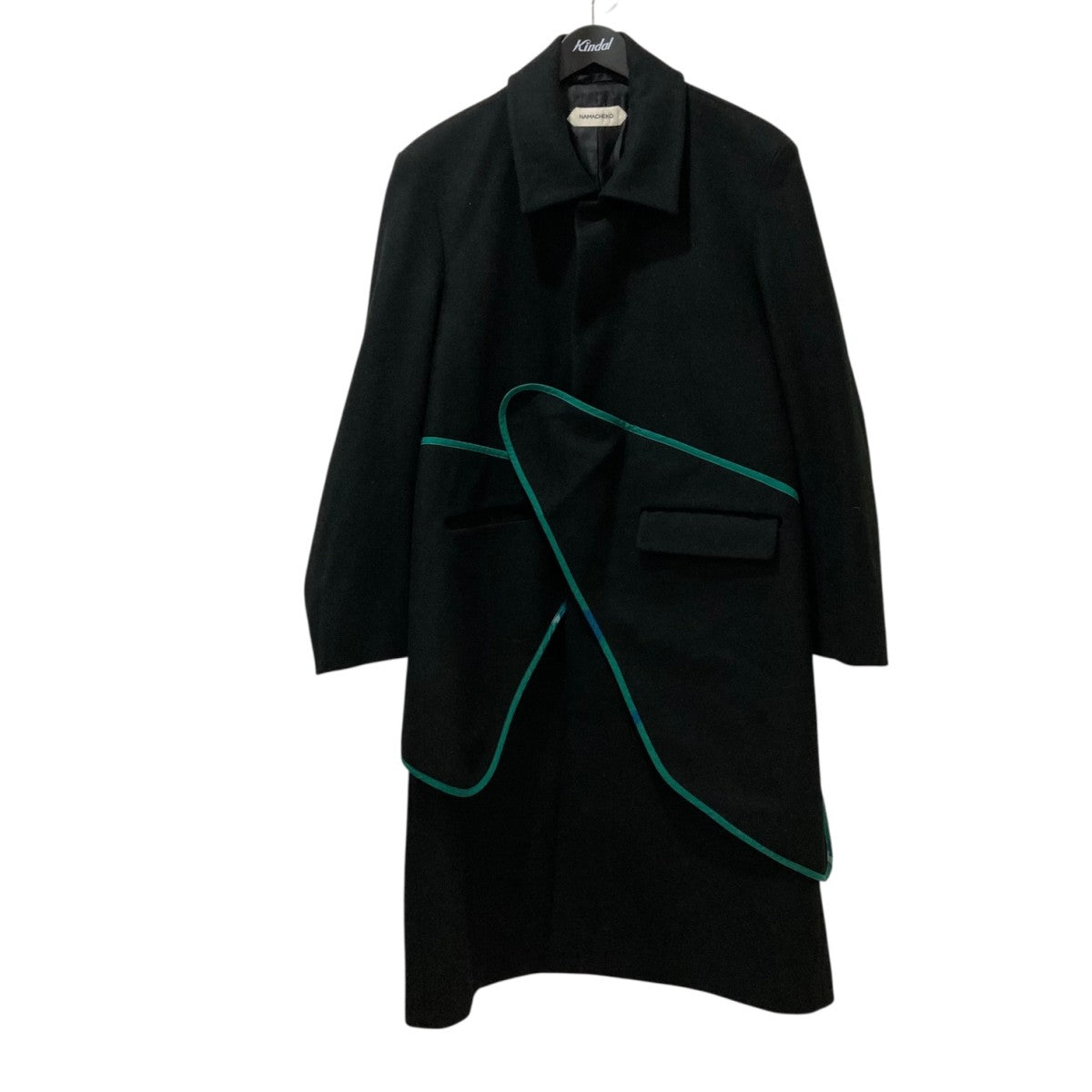 NAMACHEKO(ナマチェコ) Berzi コート ブラック×グリーン サイズ S