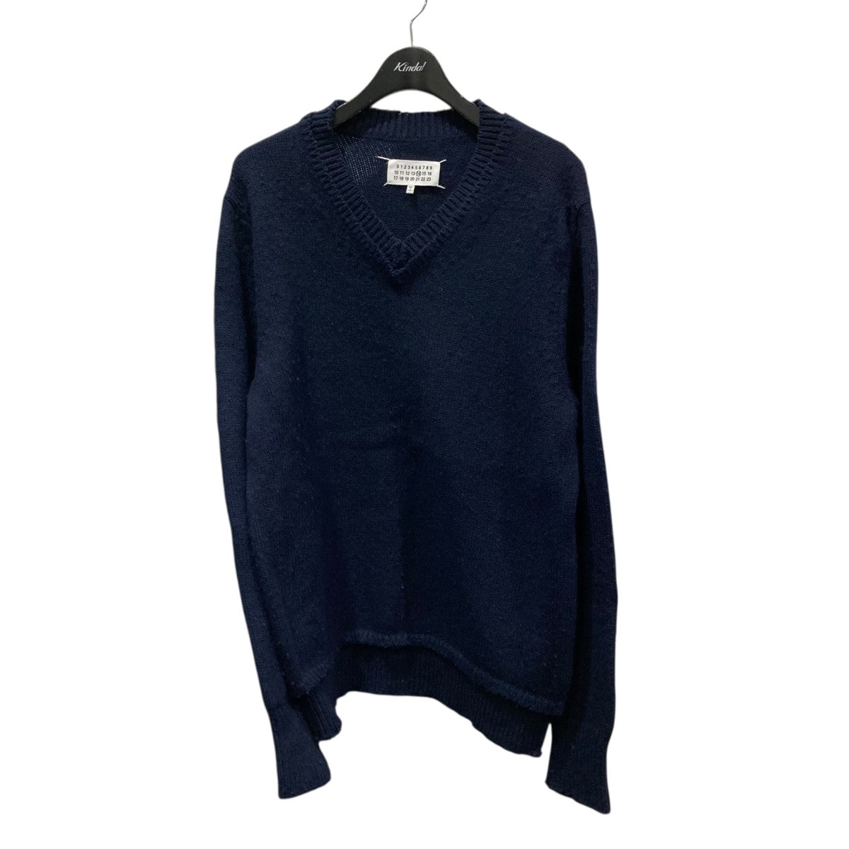 Maison Margiela(メゾンマルジェラ) エルボーパッチVネックニット