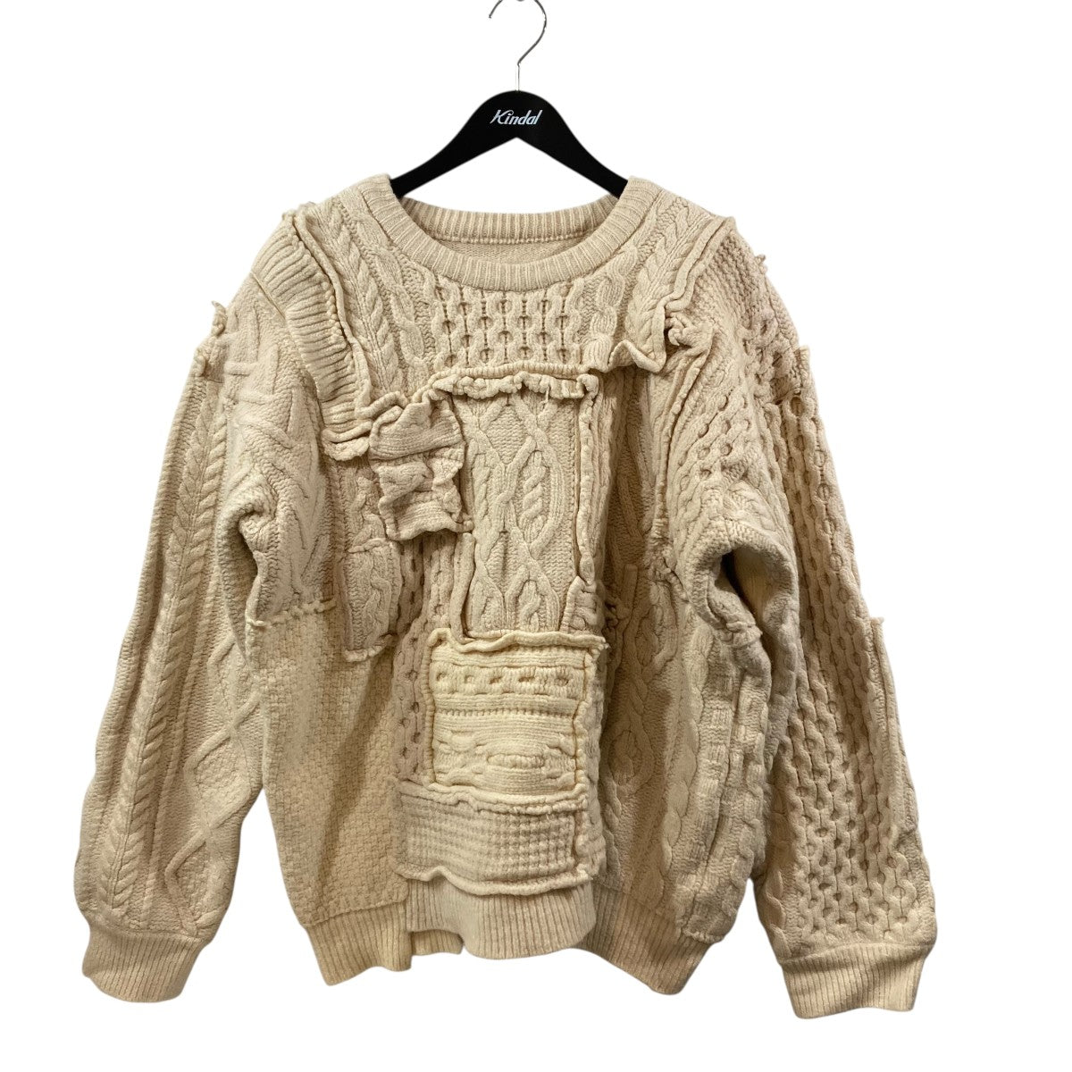 stein(シュタイン) OVERSIZED INTERLACED CABLE KNIT LSケーブルニット