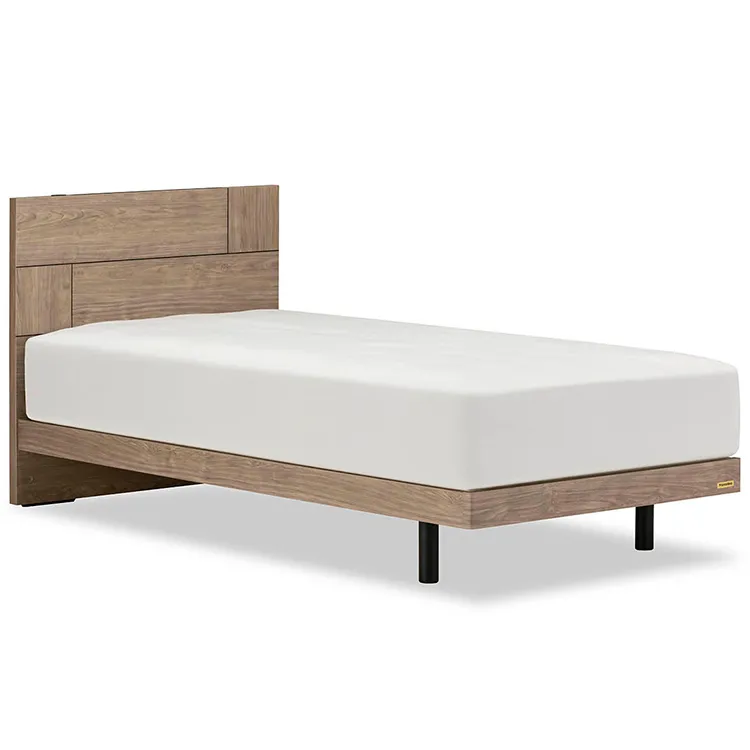 フランスベッド］ベッドフレーム【シングル】 レッグタイプ グレー色