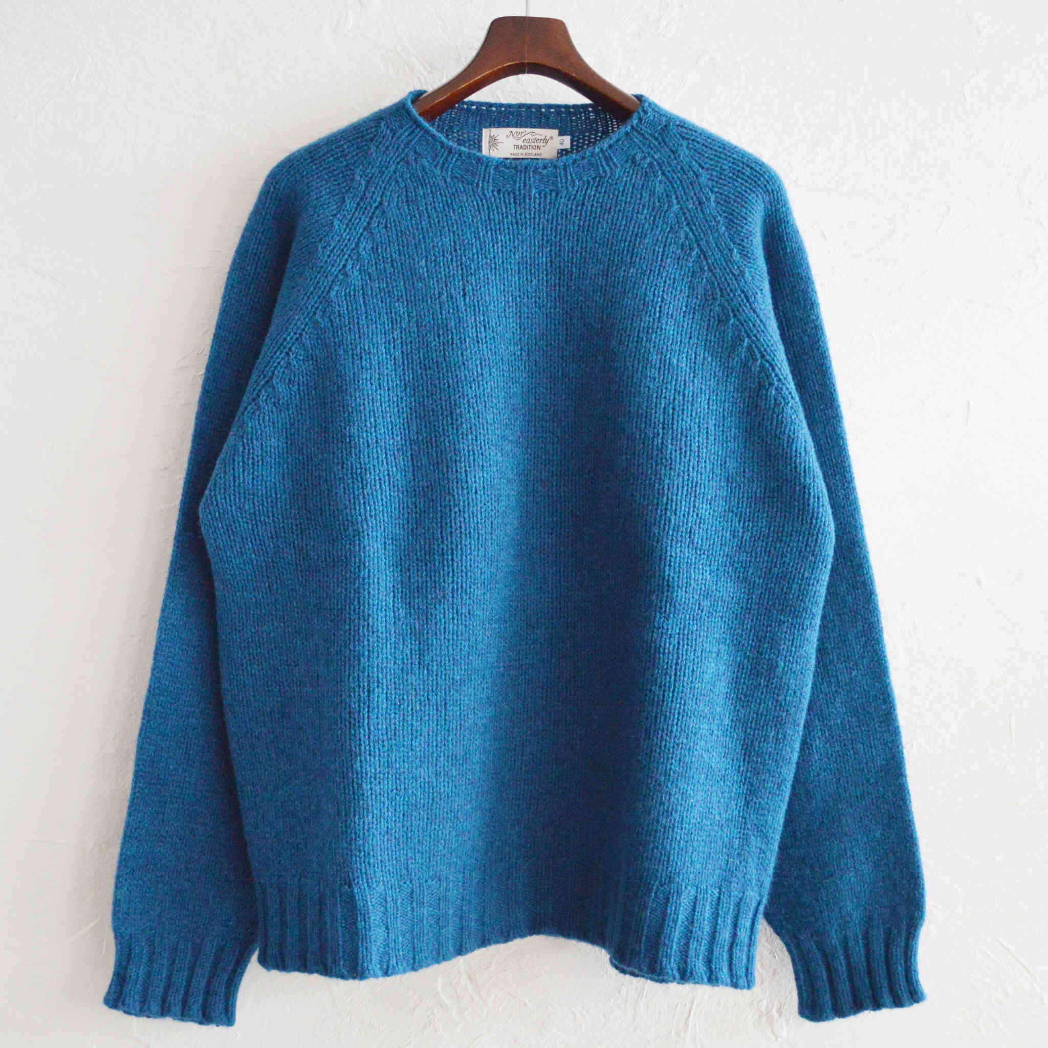 NOR'EASTERLY ノア イースターリー / 2PLY RAGLAN CREW クルーネック