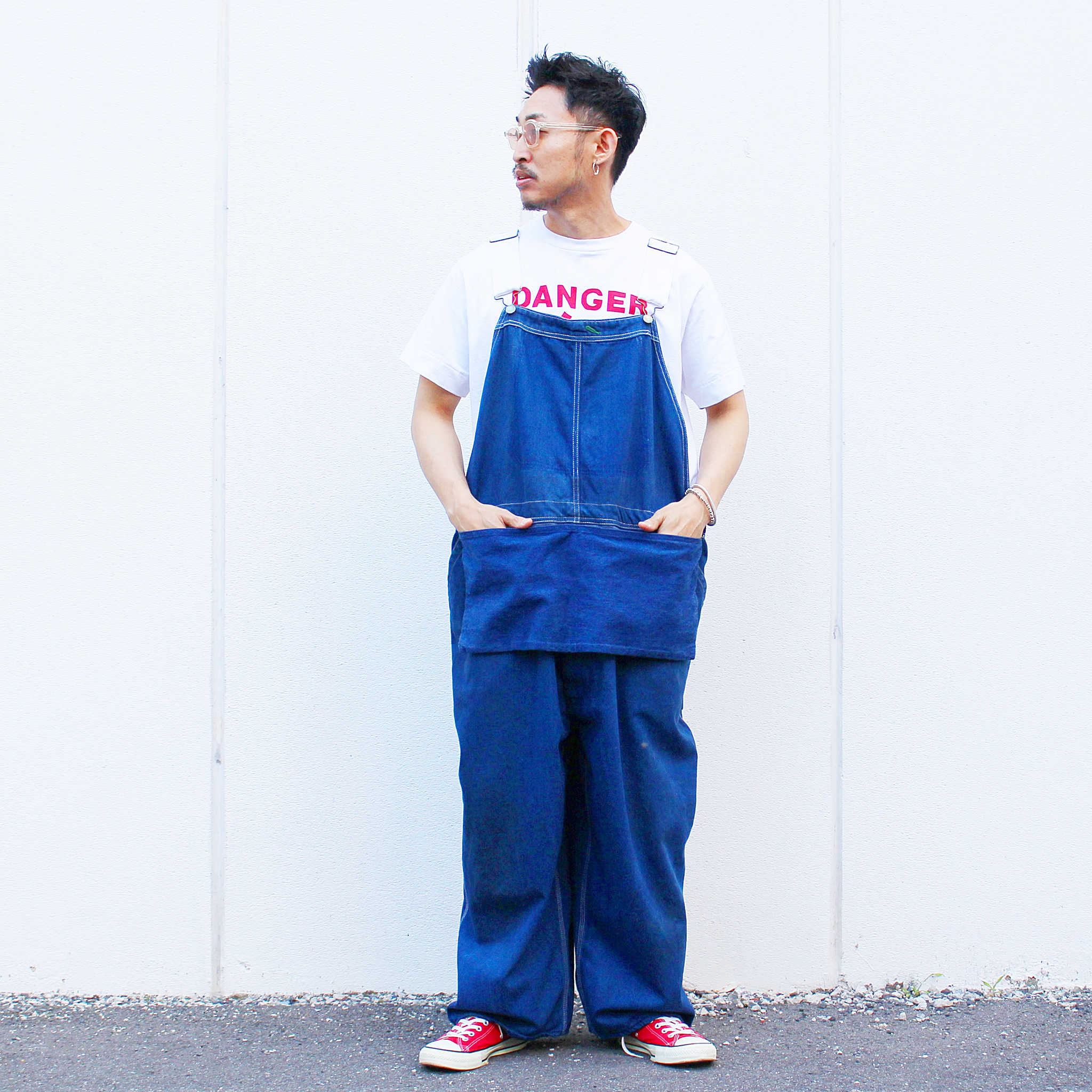 SUNNY SIDE UP サニーサイドアップ / RE DENIM OVERALL リメイクデニム