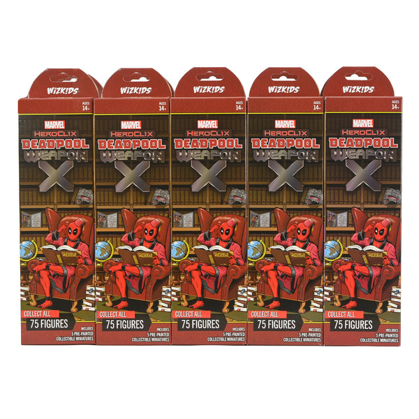 Marvel HeroClix: Deadpool Weapon X Booster Brick – WizKids