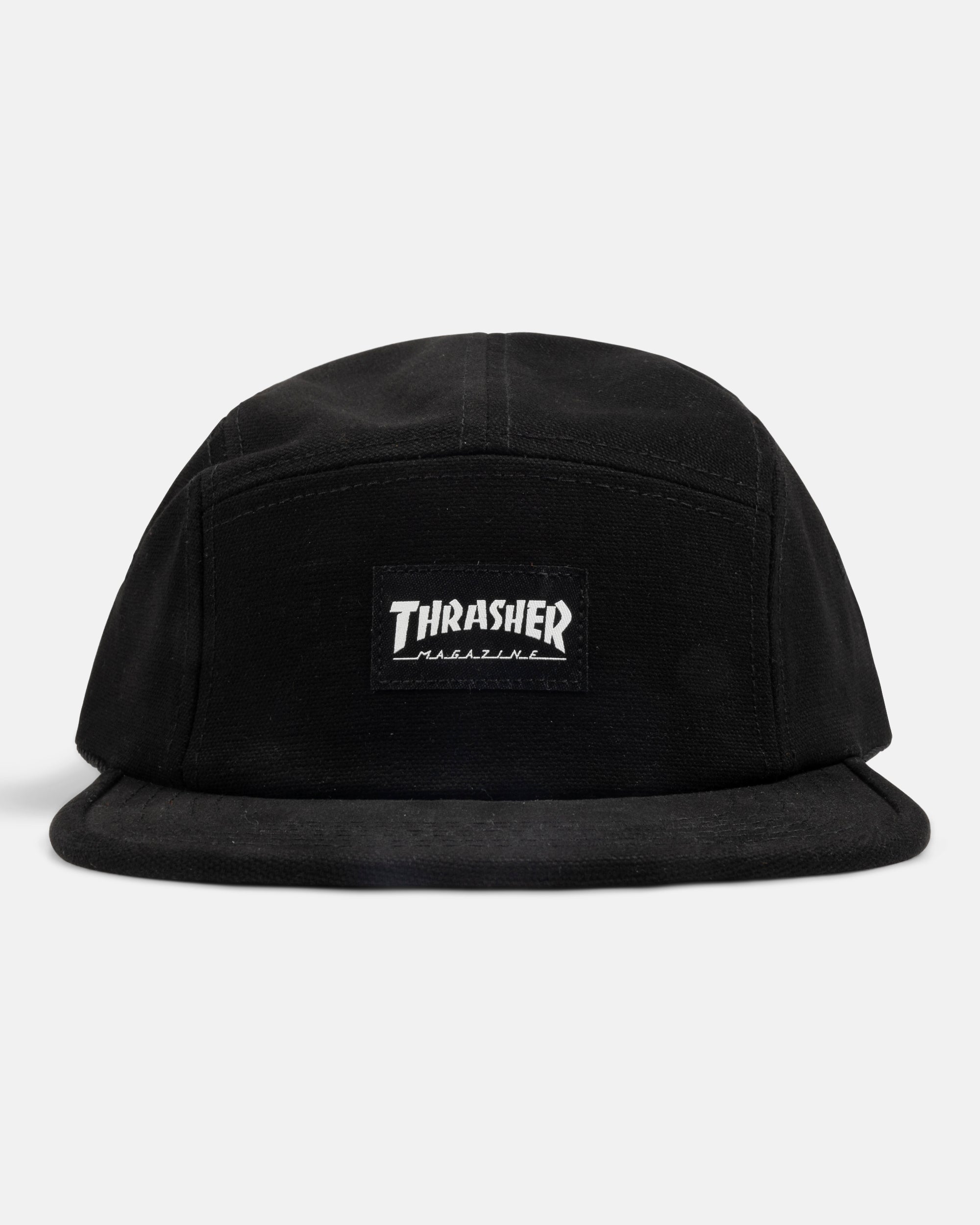 THRASHER - 5 PANEL HAT - BLACK – Thrasher Magazine