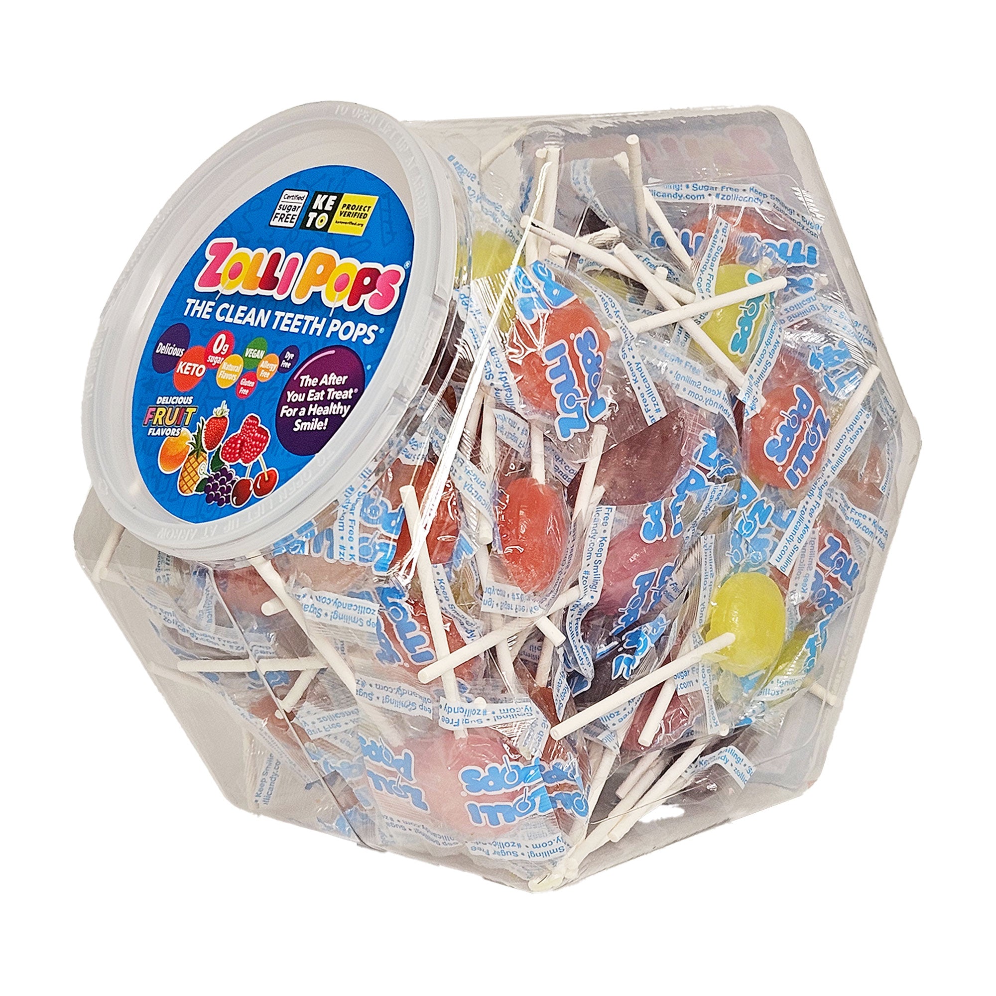 Zollipops® Original Clean Teeth Sugar Free Candy Assorted Large