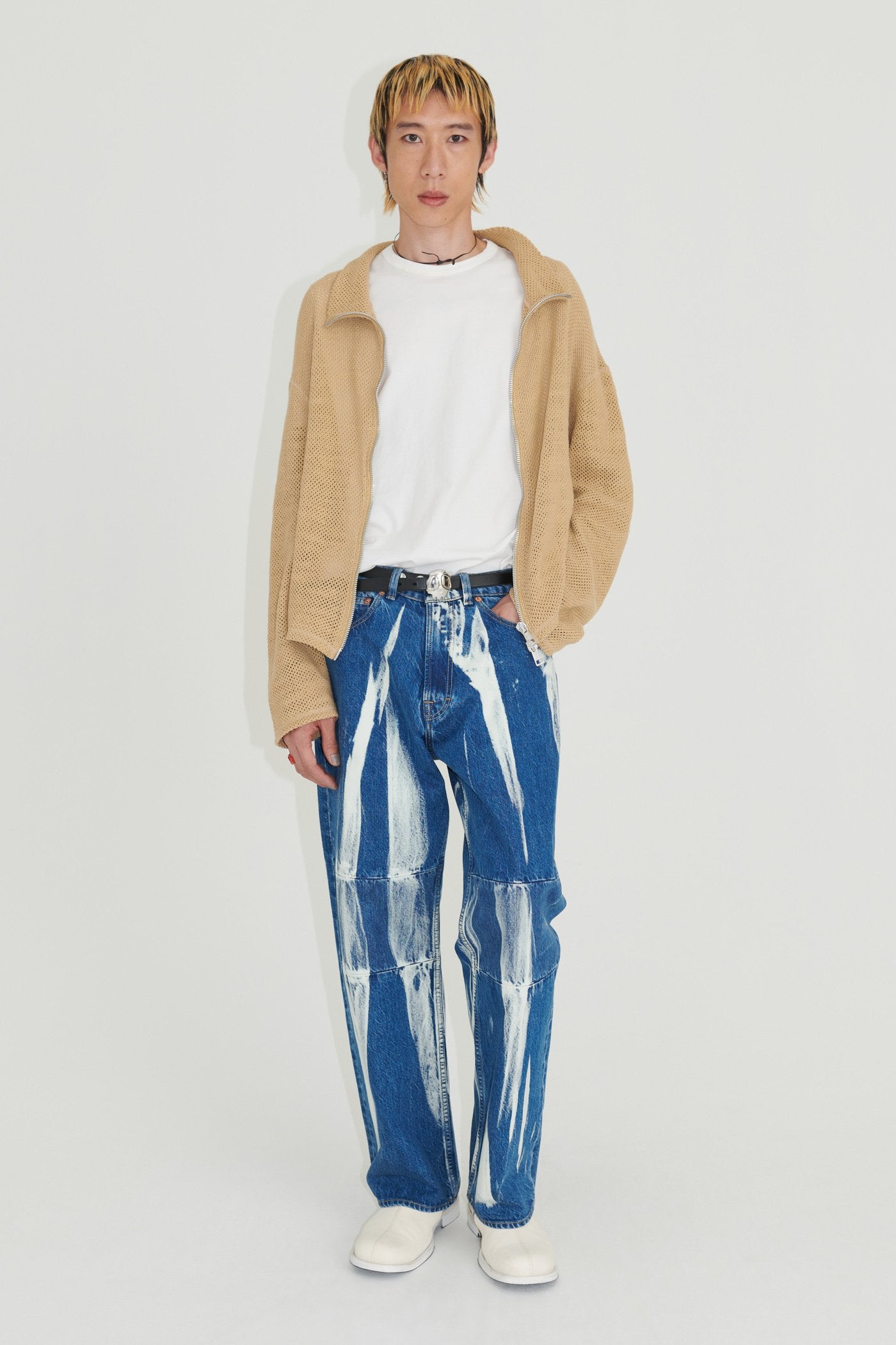 OUR LEGACY 「EXTENDED THIRD CUT GLASS BLEACH DENIM – SISTER