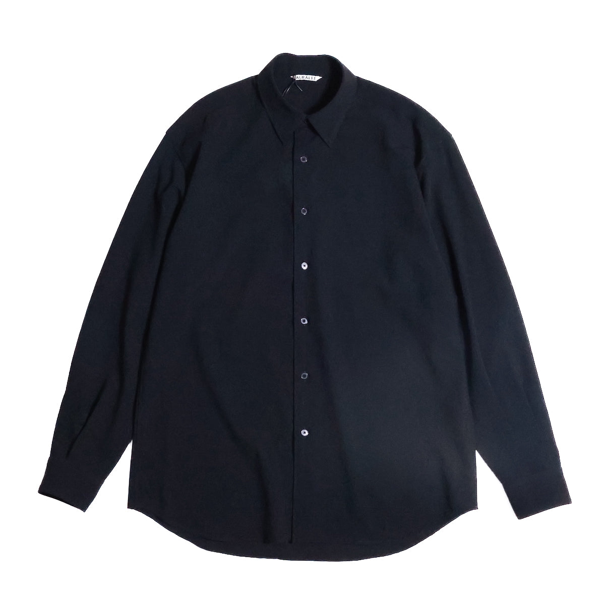 AURALEE 「HARD TWIST WOOL VIYELLA SHIRT / BLACK」 – SISTER