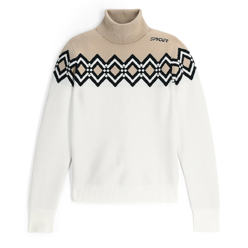 Spyder Women's Stellar Ski Sweater 2026 | Warm Knit Turtleneck Mid