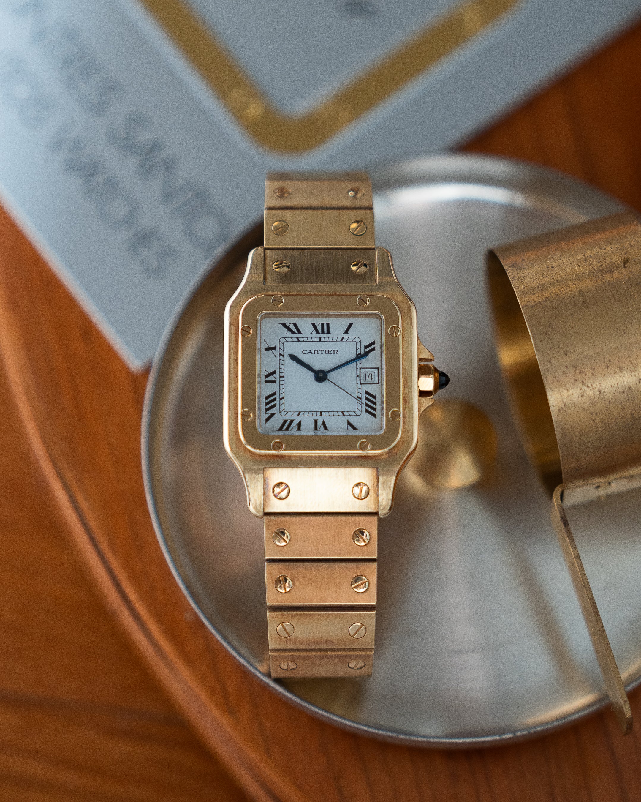 サントス ドゥ カルティエ オル マッシフ Ref 2964 - 自動巻き