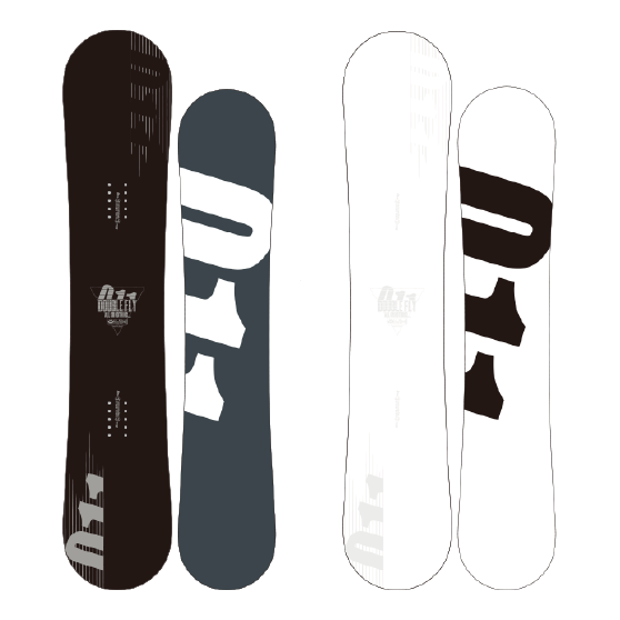 011Artistic ゼロワンワン DOUBLE FLY 148.5~156 25-26 スノーボード