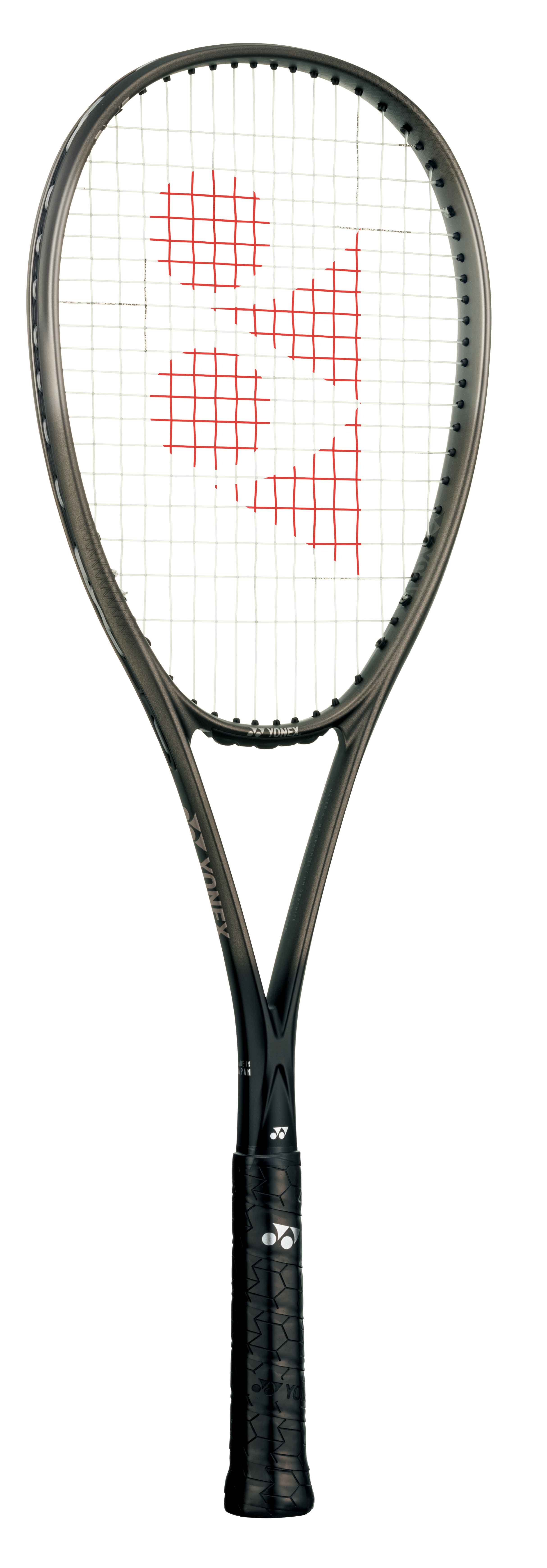 ソフトテニスラケット ボルトレイジ8V UL2 ガット インヴォーク27