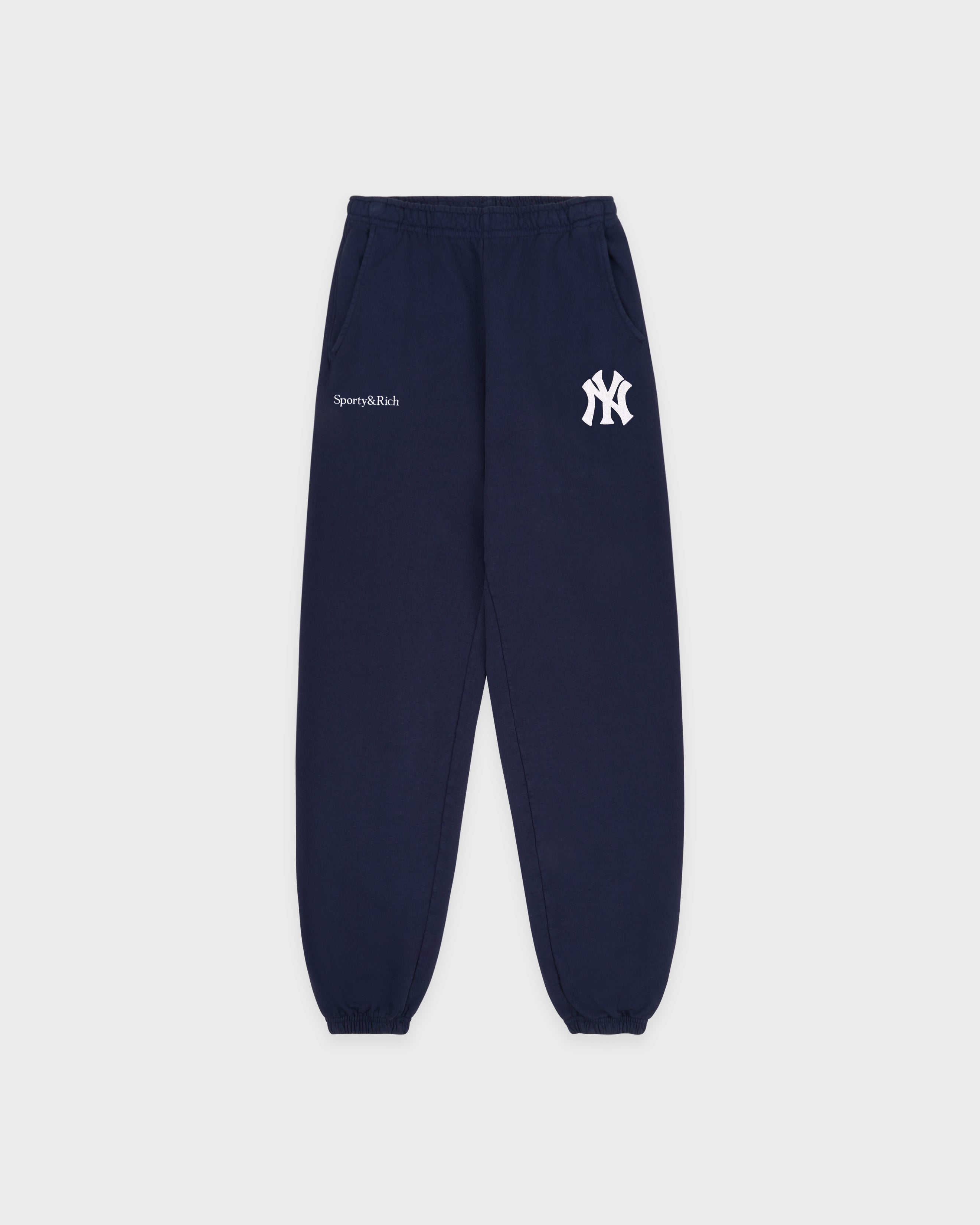 Heritage Yankees Serif Sweatpant - Navy/White – Sporty & Rich
